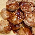 ☆ayumikan☆'s cooksnap of when they made れんこん❂照り焼き豆腐ハンバーグ.