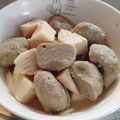 ぬこぬい戸田さん's cooksnap of when they made 新タケノコとつみれのみそ味煮物.