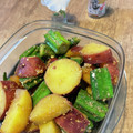 クックMKJ1MR☆'s cooksnap of when they made さつまいもとおくらのごま和え.
