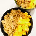 ミッキーこむぎ's cooksnap of when they made 簡単！2色のそぼろ丼.