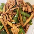 麻羽香's cooksnap of when they made チンジャオロースー風☆ごぼうで.