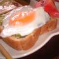 ニアキン's cooksnap of when they made ゆかりのきゅうりの☆目玉焼きトースト.