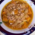 クックQT23CK☆'s cooksnap of when they made 冬至に♪簡単♪肉じゃが風かぼちゃの煮物.