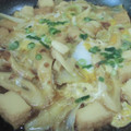 mary35's cooksnap of when they made 厚揚げとちくわでガッツリ●白菜の卵とじ.