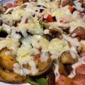 toshio39's cooksnap of when they made ナスのトマトチーズ焼き.