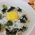 ゆう赤大好き♪♪'s cooksnap of when they made 韓国海苔でお手軽丼.
