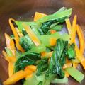風民tomomi's cooksnap of when they made レンジで簡単！こまつなのナムル★.