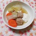 ﾁｲﾁｬﾝﾏﾏ's cooksnap of when they made 簡単　鶏団子鍋.
