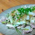 ちーまぐ's cooksnap of when they made 簡単♡厚切り豚バラのネギおろしポン酢.
