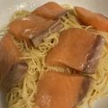 Dyayoi's cooksnap of when they made 絶品★スモークサーモンの和風冷製パスタ.