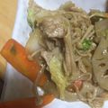 やーしー's cooksnap of when they made 豚こまと白菜のすき焼き風炒め.