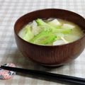 umemodoki's cooksnap of when they made なす&ゴーヤと油揚げのお味噌汁.