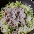 くネコまろす's cooksnap of when they made 豚肉とたっぷりねぎのフライパン蒸し.