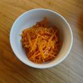 melmarilyn's cooksnap of when they made 千切り人参の塩きんぴら.