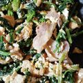 ameうめ's cooksnap of when they made 農家の大根葉炒め.