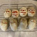 クック8YMAQ2☆'s cooksnap of when they made ハロウィンに♪おばけパン♪.