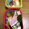 りーちゃんST's cooksnap of when they made 仮面ライダーエグゼイド♡キャラ弁.