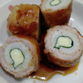 ゆーゆーまま's cooksnap of when they made たまらん！チーズinしそちくわの肉巻き♡.