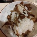reitry's cooksnap of when they made 舞茸の甘辛煮で混ぜご飯.