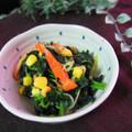 haruku221's cooksnap of when they made ほうれん草とカニカマとコーンの麺つゆ和え.