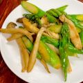 ルぴあ's cooksnap of when they made アスパラとエリンギのオイスターソース炒め.