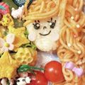 ☆ミルミル's cooksnap of when they made 【キャラ弁】三つ編みの女の子.