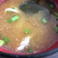 ふーちゃんとエレビー's cooksnap of when they made じゃがいも・豚肉・わかめのお味噌汁.