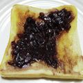 コネコリン's cooksnap of when they made あんこトースト.