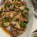 xMARILYNx's cooksnap of when they made 牛薄切りとピーマンのオイスターソース炒め.