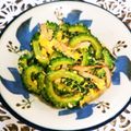 ♪としクック♪'s cooksnap of when they made ゴーヤとハム（肉）の卵いため.