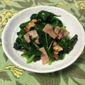 コムギ大好き's cooksnap of when they made ほうれん草・ベーコン・くるみの温サラダ.