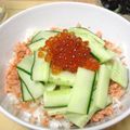 ほなみつ's cooksnap of when they made 簡単！鮭・いくら丼.