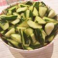 poyo02's cooksnap of when they made 大量消費！きゅうりのピリ辛ナムル.