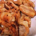 あさここなっつ's cooksnap of when they made 鶏皮甘辛味　ご飯とお酒がすすむ.