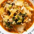 ˚✧₊⁎ゆう˚✧₊⁎'s cooksnap of when they made さば缶で♪ 韓国風キムチスープ.