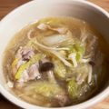 たいちゃんらぶ's cooksnap of when they made 満腹☆白菜と豚バラの春雨スープ(鍋).
