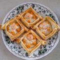 ponnko's cooksnap of when they made 冷凍えびグラタンで♡簡単♡グラタンパイ♡.