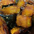 lala＠ママ's cooksnap of when they made レンチンで時短！「無限大学かぼちゃ」.