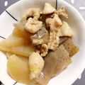risuyama's cooksnap of when they made 炊飯器で鶏皮とこんにゃく煮込み.
