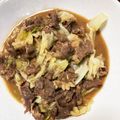 じゅにまま☆'s cooksnap of when they made 春キャベツと牛肉のオイスターソース炒め.