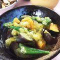 フジぽん's cooksnap of when they made 時短♪なすとオクラのおろし煮.