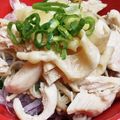 ブランシュkuu's cooksnap of when they made 鶏皮ポン酢♪♪.