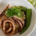 めしねこ's cooksnap of when they made 屋台の味！イカ焼きメシ！.