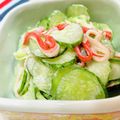 U☆kaoru's cooksnap of when they made レタスときゅうりとカニカマのわさびサラダ.