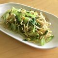 pali's cooksnap of when they made 節約おつまみ☺チンゲン菜＆モヤシナムル.
