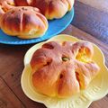 あずひろmom♡'s cooksnap of when they made かぼちゃ餡パン.
