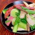 ルぴあ's cooksnap of when they made ベーコン・青梗菜・エリンギ炒め.