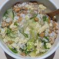 tamago大好き's cooksnap of when they made ✿納豆・レタススープご飯✿.