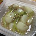 ORIHAM's cooksnap of when they made フルーツかぶの鶏ミンチあんかけ.