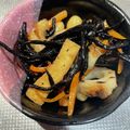 わたるんママ's cooksnap of when they made 簡単ひじき煮♡油あげに煮汁染々～美味しい.